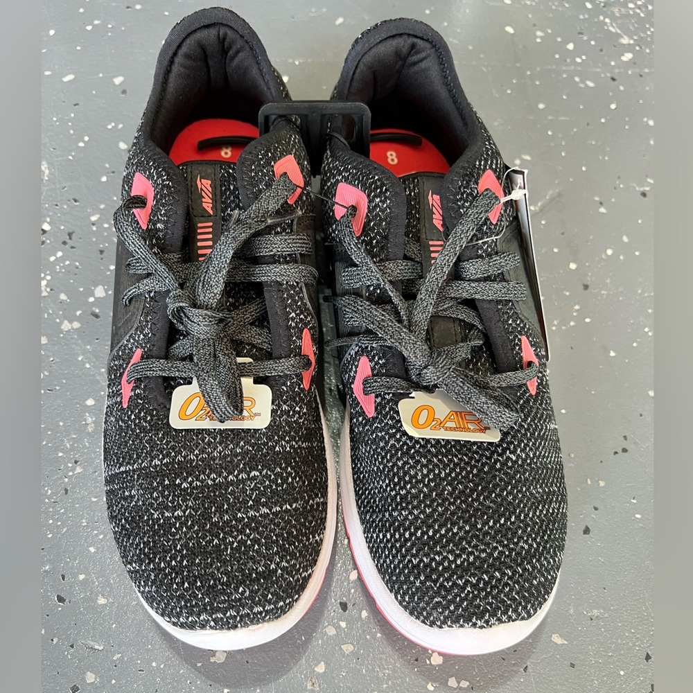 Avia Black and Pink Women’s Running Shoe Sneaker Size 8 - Memory foam